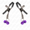 KINK - PINCE À METON DOUBLE CLOCHE VIOLET 6 CM