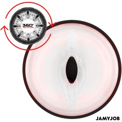 JAMYJOB - MASTURBATEUR VAGIN AUTOMATIQUE CYCLONE 10 MODES D'ASPIRATION ET DE POUSSÉE