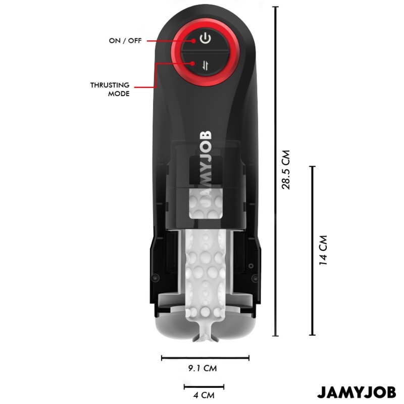 MASTURBATEUR VAGIN AUTOMATIQUE PAR GRAVITÉ 5 MODES D'ASPIRATION -JAMYJOB -