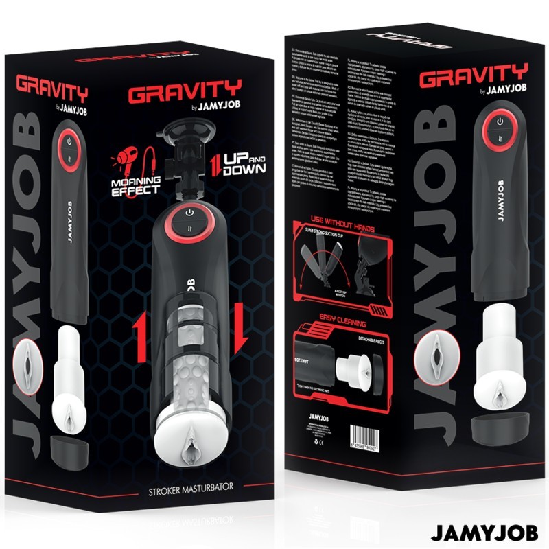 MASTURBATEUR VAGIN AUTOMATIQUE PAR GRAVITÉ 5 MODES D'ASPIRATION -JAMYJOB -