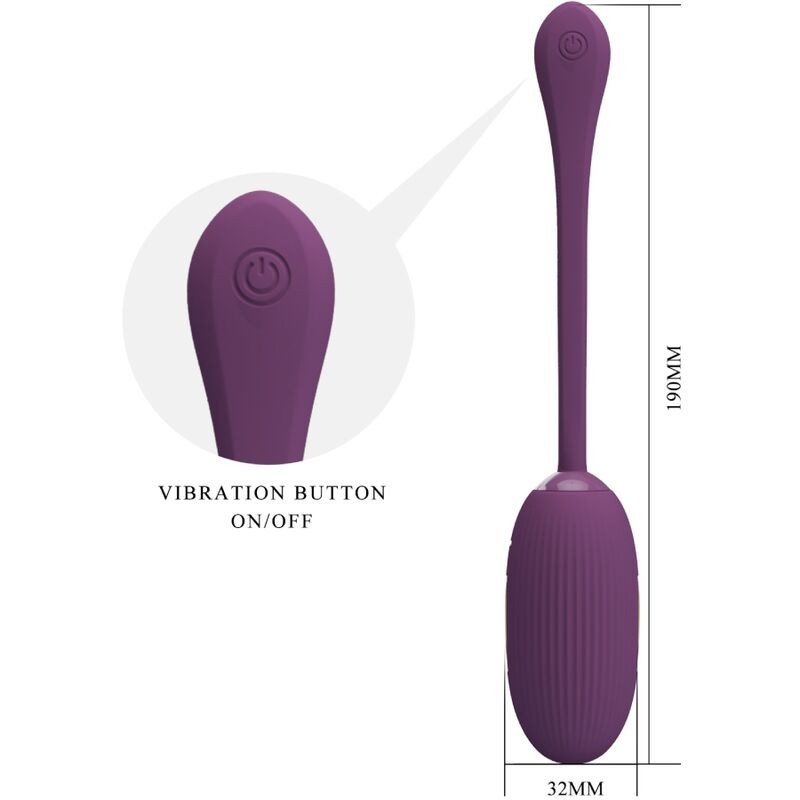 OEUF VIBRANT RECHARGEABLE VIOLET -DOREEN - PRETTY LOVE