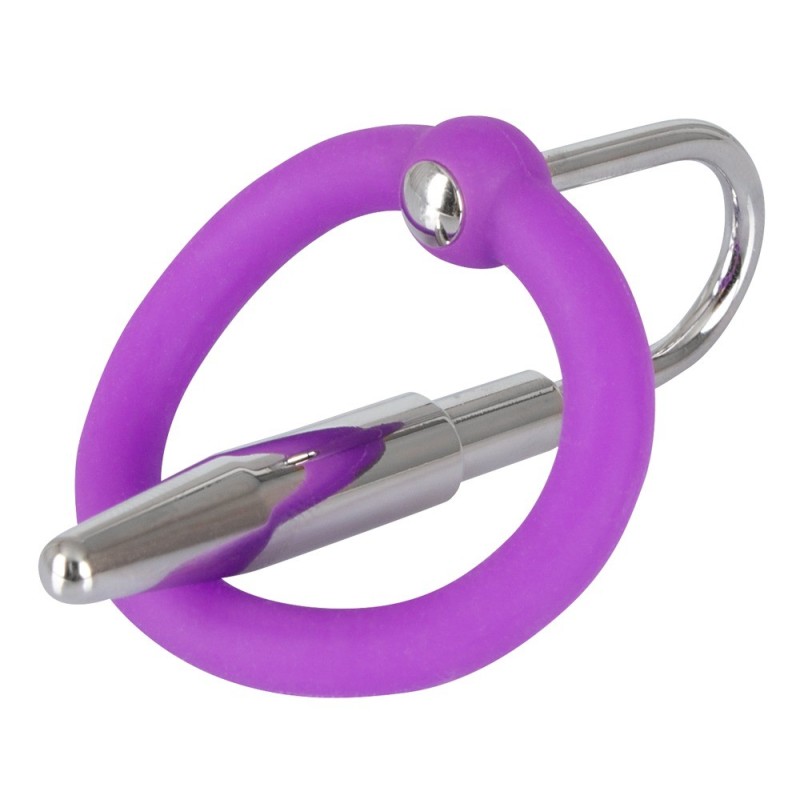 Plug pénien avec anneau de gland