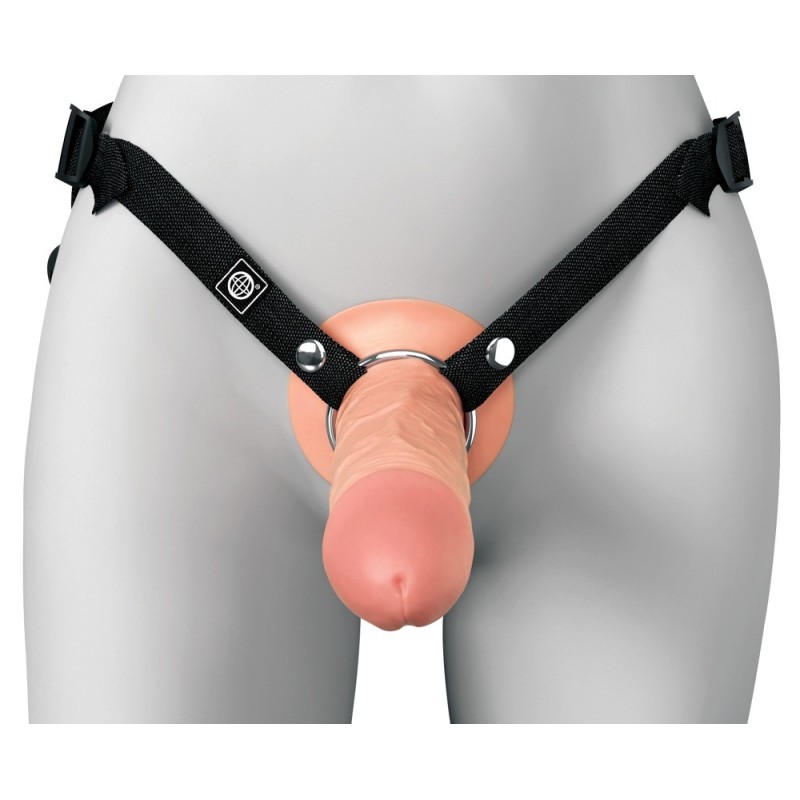 gode ceinture -Hollow Silicone Strap-on - 21,6 cm
