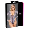 Body ouvert à manches longues et décolleté extra-bas de Cottelli LINGERIE