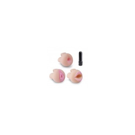 TRAVEL TRIO PIPEDREAM - PUMP SET BLACK/LIGHT