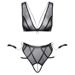 Ensemble noir de Cottelli BONDAGE