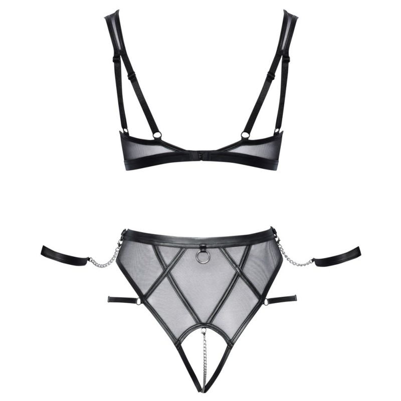 Ensemble noir de Cottelli BONDAGE