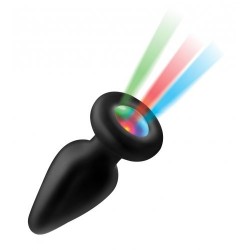 PLUG ANAL EN SILICONE LUMINEUX AVEC LUMIÈRE LED taille : M