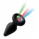 PLUG ANAL EN SILICONE LUMINEUX AVEC LUMIÈRE LED taille : S