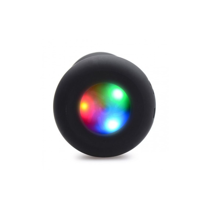 PLUG ANAL EN SILICONE LUMINEUX AVEC LUMIÈRE LED  taille : S