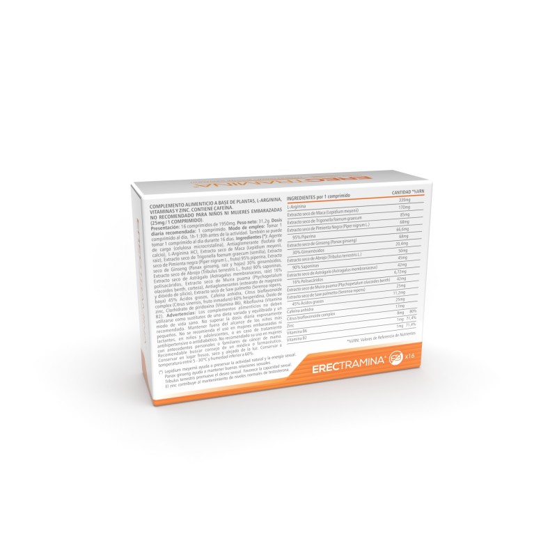 ERECTRAMINE 16 CAPSULES