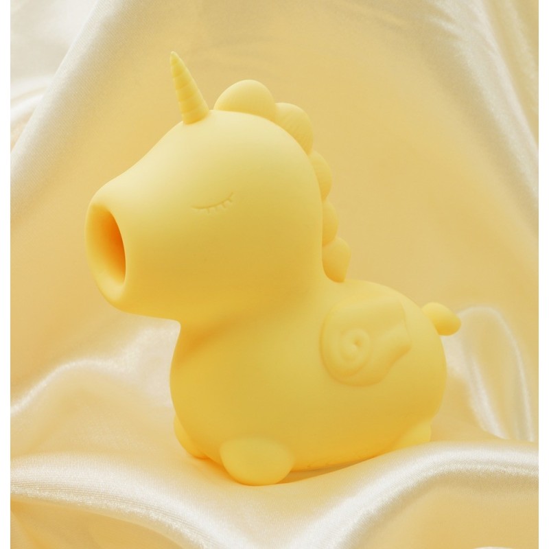 mini vibrateur licorne avec une langue tourbillonnante