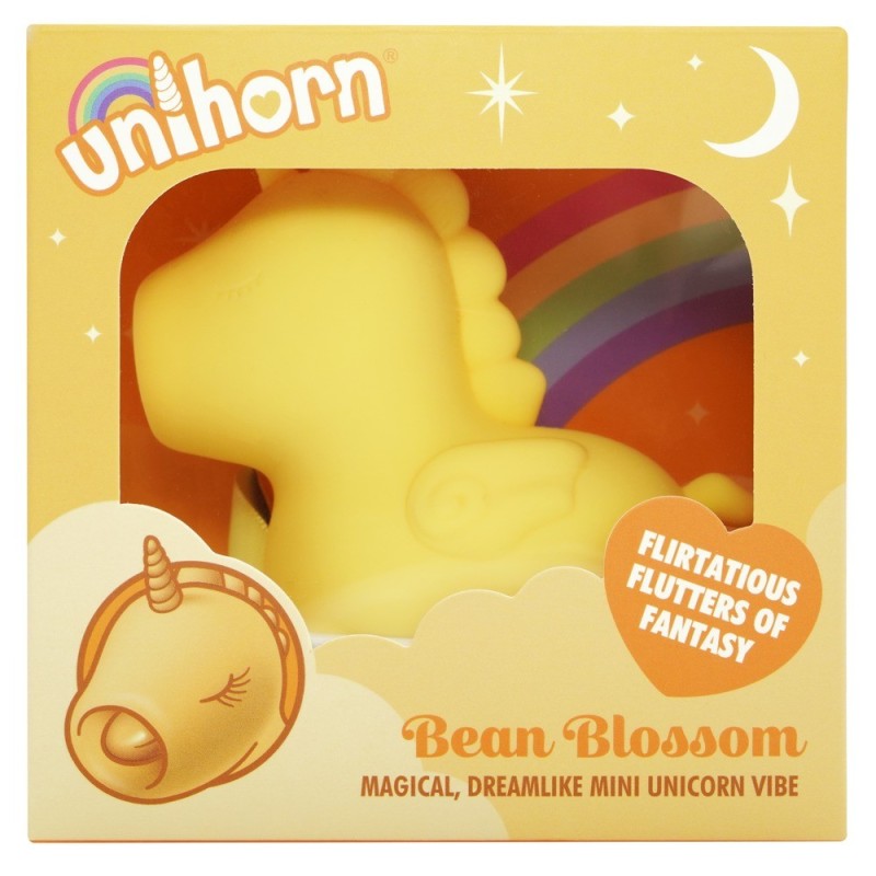 mini vibrateur licorne avec une langue tourbillonnante