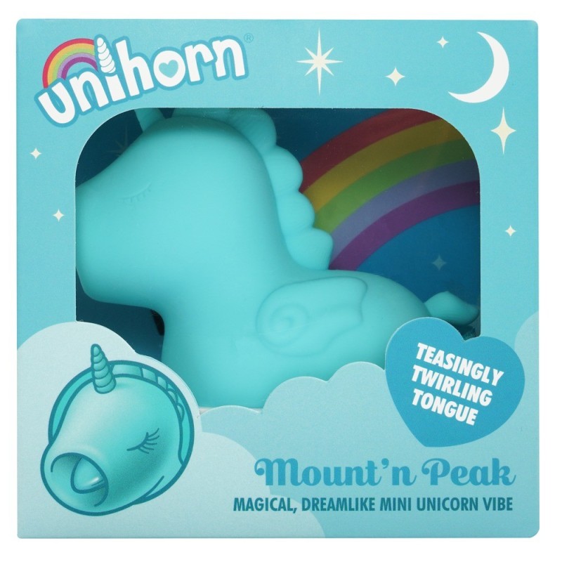 mini stimulateur licorne à la langue pointue