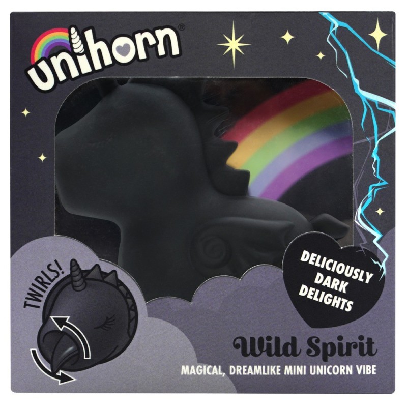 mini stimulateur licorne à la langue en rotation