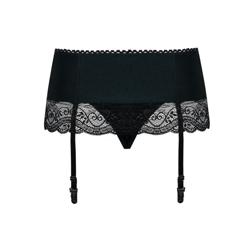 Ensemble porte-jarretelles et string