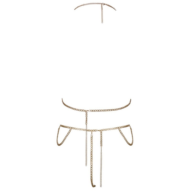 Bikini doré à chaînes de Cottelli