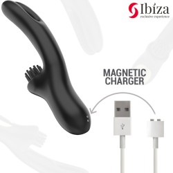IBIZA - VIBRATEUR CLITORIALE MULTICELLULAIRE RABITT  DOUBLE ONDES