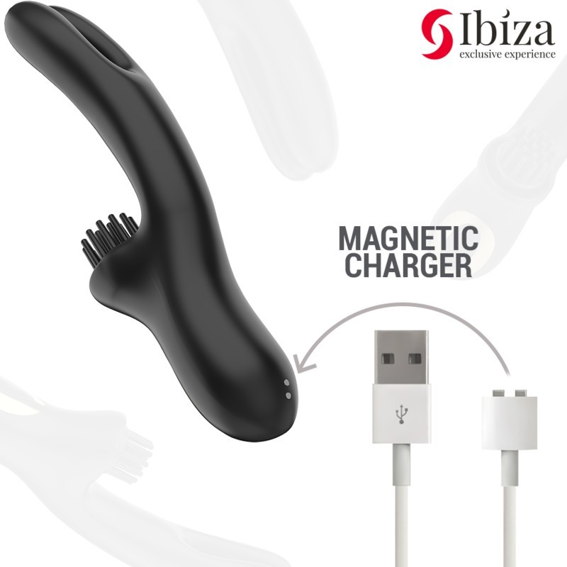 IBIZA - VIBRATEUR CLITORIALE MULTICELLULAIRE RABITT  DOUBLE ONDES