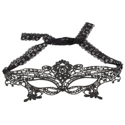 masque noir en broderie de Cottelli