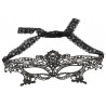masque noir en broderie de Cottelli