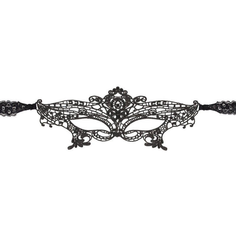 masque noir en broderie de Cottelli