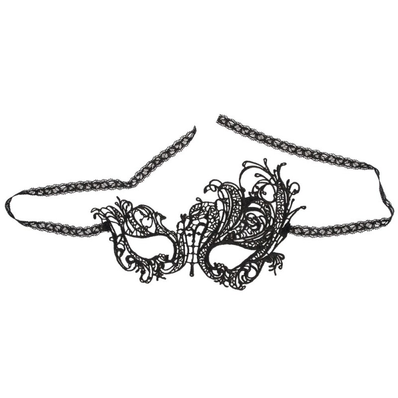 masque en broderies asymétriques