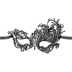 masque en broderies asymétriques