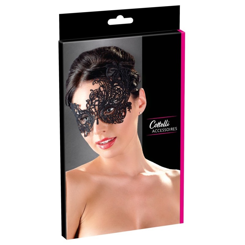 masque en broderies asymétriques