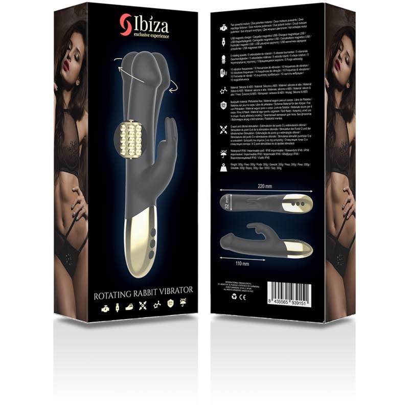 IBIZA - VIBRATEUR LAPIN ROTATIF