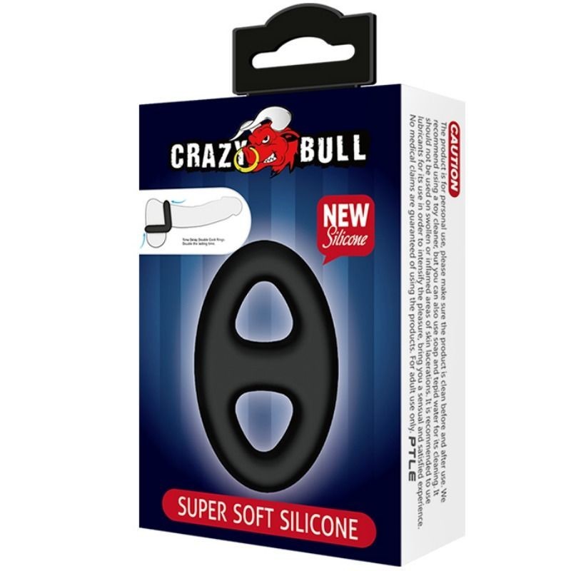 CRAZY BULL - BAGUE EN SILICONE SUPER DOUCE