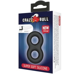 CRAZY BULL - BAGUE EN SILICONE double anneau en silicone