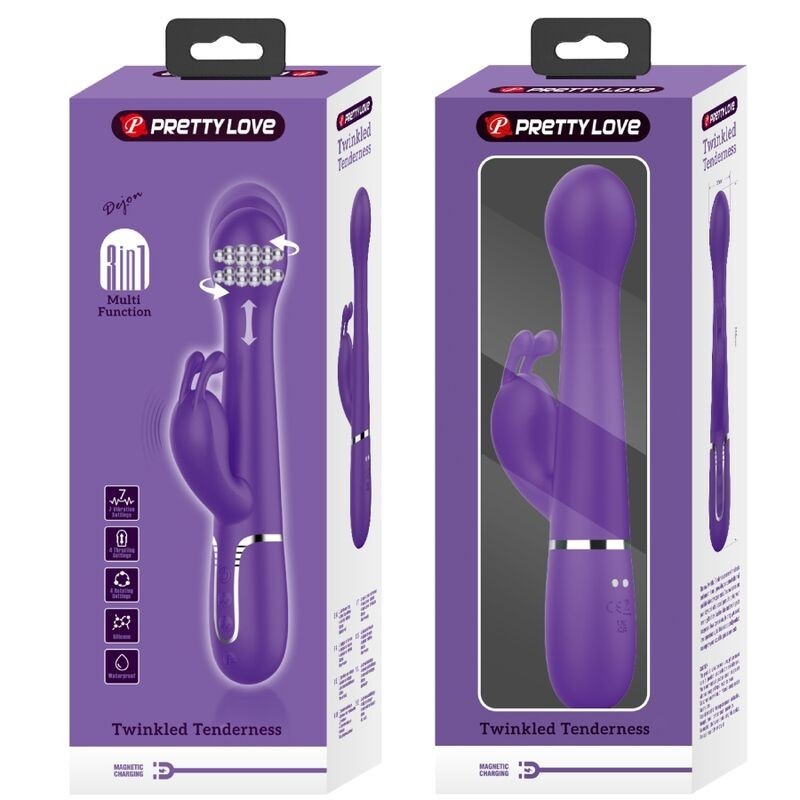 RABBIT 3 EN 1 MULTIFONCTION VIOLET -PRETTY LOVE