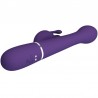 RABBIT 3 EN 1 MULTIFONCTION VIOLET -PRETTY LOVE