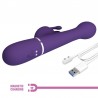 RABBIT 3 EN 1 MULTIFONCTION VIOLET -PRETTY LOVE