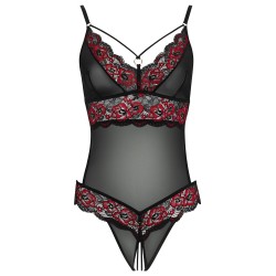 Body en dentelle florale bicolore - Cottelli LINGERIE