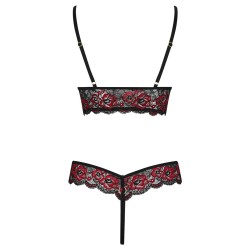 Body en dentelle florale bicolore - Cottelli LINGERIE