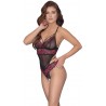 Body en dentelle florale bicolore - Cottelli LINGERIE