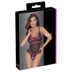 Body en dentelle florale bicolore - Cottelli LINGERIE