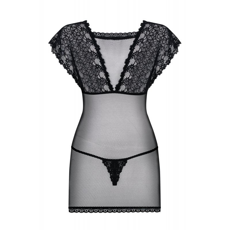 Nuisette Noire translucide - 821-Che-1- obsessive- S/M