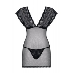 Nuisette Noire translucide - 821-Che-1- obsessive- S/M