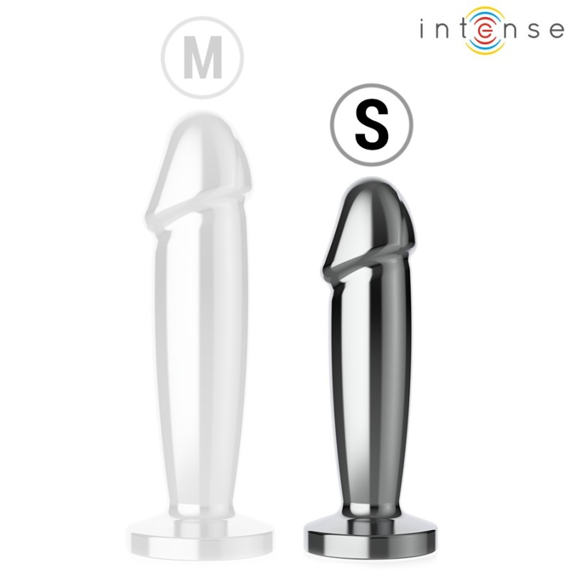 PLUG ANAL - S - 10 VIBRATIONS GODE MÉTALLIQUE AVEC TÉLÉCOMMANDE -INTENSE -