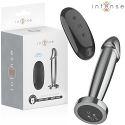 PLUG ANAL - S - 10 VIBRATIONS GODE MÉTALLIQUE AVEC TÉLÉCOMMANDE  -INTENSE -