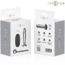 PLUG ANAL - S - 10 VIBRATIONS GODE MÉTALLIQUE AVEC TÉLÉCOMMANDE  -INTENSE -