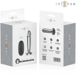 PLUG ANAL - M-  10 VIBRATIONS GODE MÉTALLIQUE AVEC TÉLÉCOMMANDE -INTENSE -
