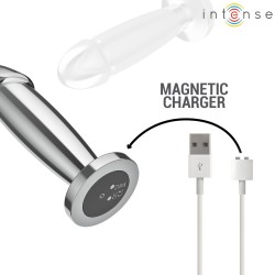PLUG ANAL - M-  10 VIBRATIONS GODE MÉTALLIQUE AVEC TÉLÉCOMMANDE -INTENSE -