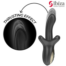 VIBRATEUR PUISSANT AVEC EFFET DE POUSSÉE ET DE MORSURE- IBIZA -