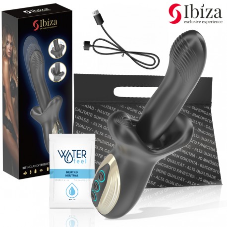 VIBRATEUR PUISSANT AVEC EFFET DE POUSSÉE ET DE MORSURE- IBIZA -