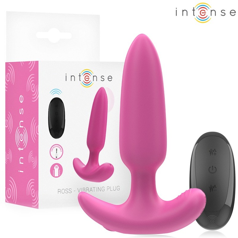 PLUG ANAL ROSS  10 VIBRATIONS ROSE TÉLÉCOMMANDE -INTENSE -