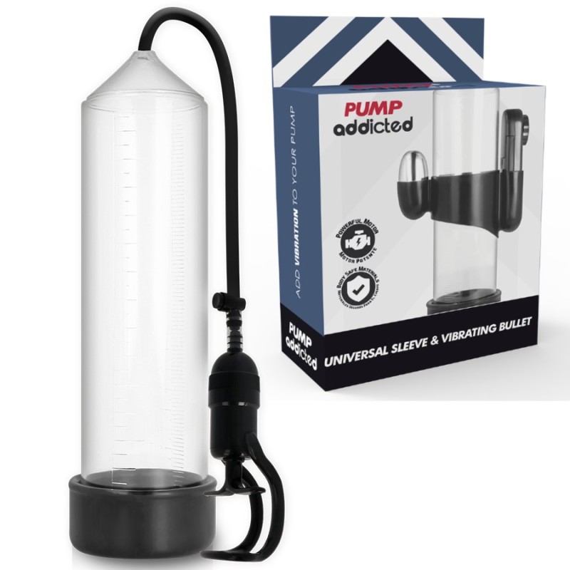 POMPE - PUMP ADDICTED - VIBRATEUR TRANSPARENT RX5
